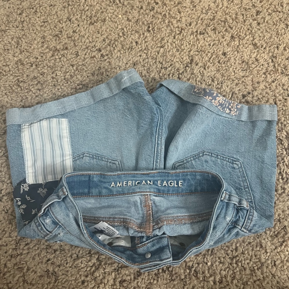 American Eagle Patch Work Shorts (000) - image 3